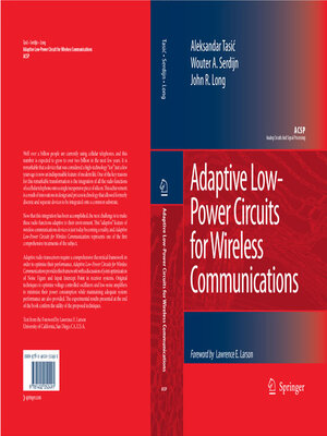 cover image of Adaptive Low-Power Circuits for Wireless Communications